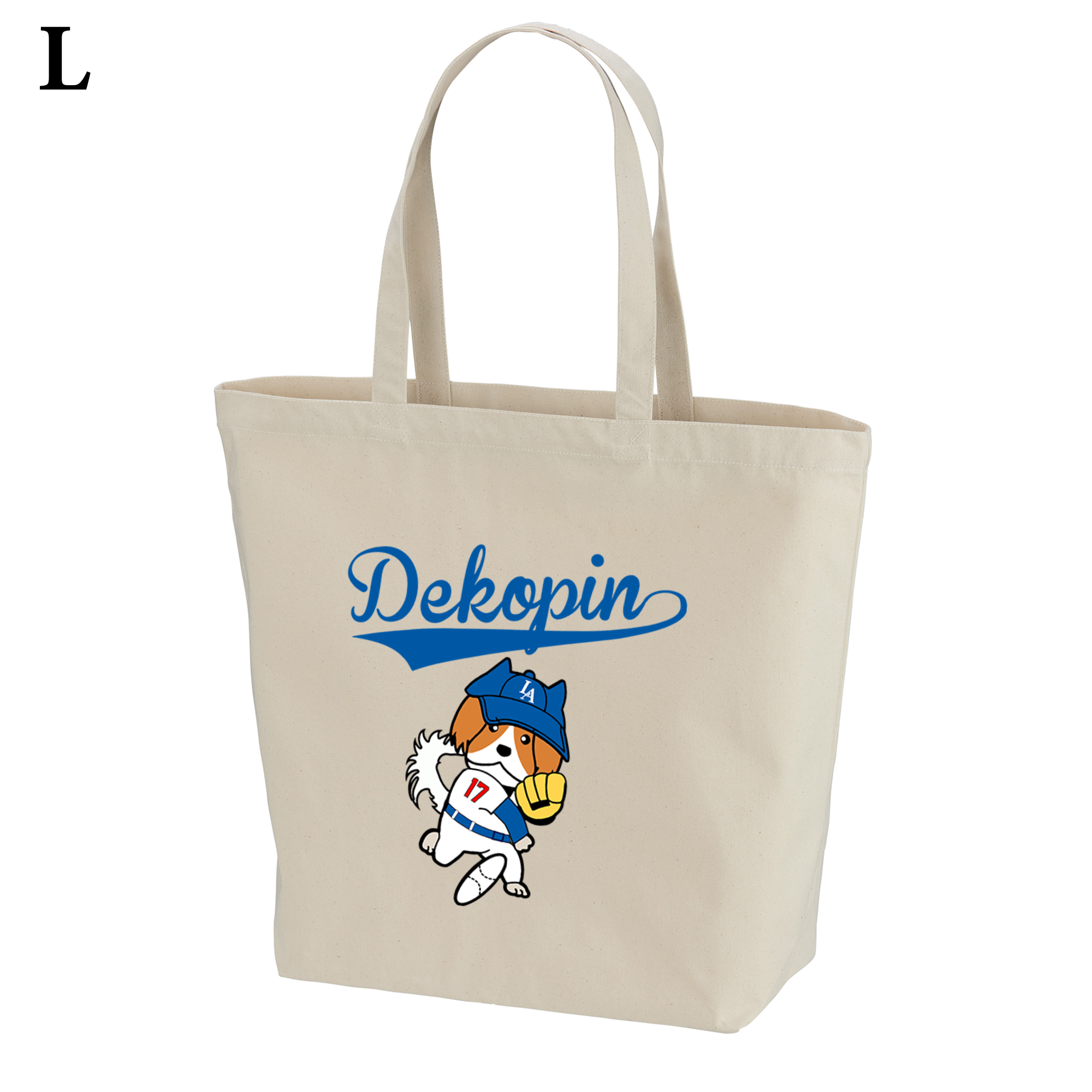 犬トート バッグ 犬 エコ バッグ コーイケルホンディエ Dekopin